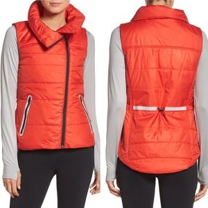 Zella Dynamic PrimaLoft Vest red fiery Large